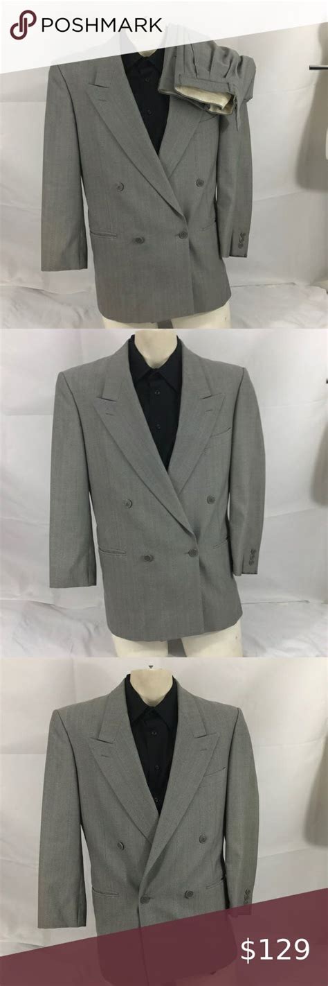 ysl double breasted suit